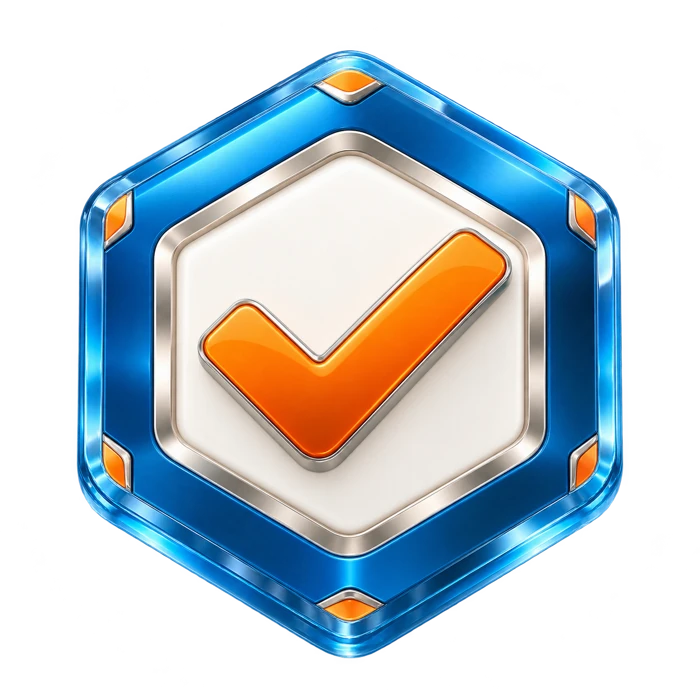 ISO 9001:2015 custom 3D emblem